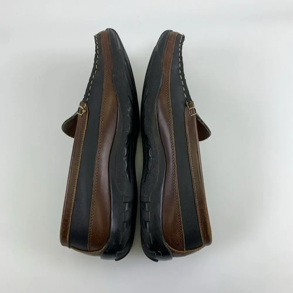 Allen Edmonds Boulder Venetian Driving Moccasin Loafer Black Brown Leather M 11‎